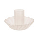 Glass Candle Holder - Cream