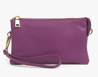 M013-PP Riley Crossbody/Wristlet Purple