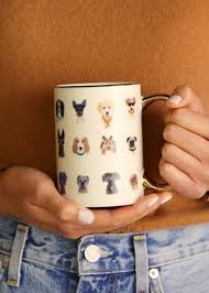 Hot Dogs Porcelain Mug