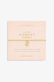 A Little Birthflower "August" Gold Bracelet