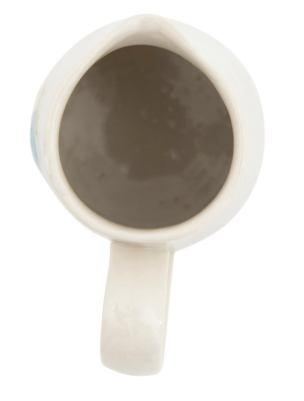 Hand Painted Embossed Creamer Jar - 6 styles
