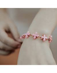 Grounded In Faith Bracelet Gold/Pink