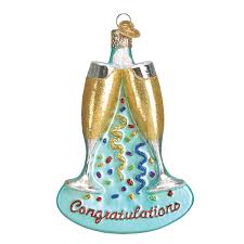 32217 Champagne Toast Orn