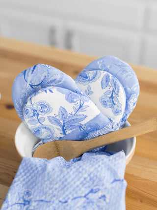 Blue Skies Patchwork Mini Mitt Set of 2