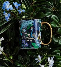 Peacock Porcelain Mug