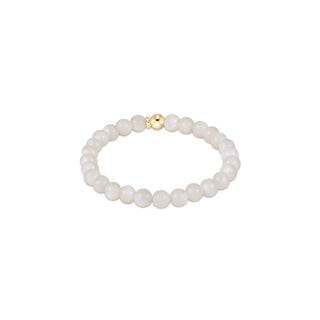 Classic Gemstone 6mm Bracelet - Mother Of Pearl