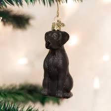 12385 Black Labrador Ornament - OWC