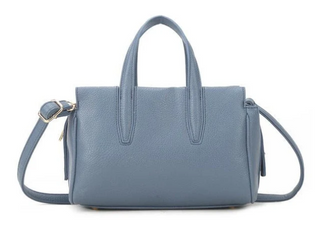Antonia 3 Compartment Satchel/Crossbody Bag - Jean