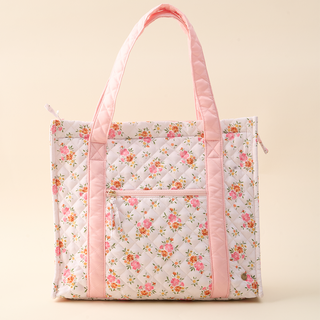 The Everyday Quilted Tote Bag - Endless Daydream Cream