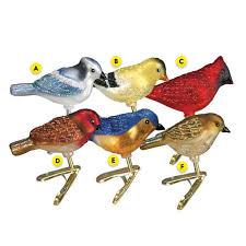 18042 Assorted Mini Songbird Orn.