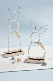 40030226S Small Beaded Bunny Sitters