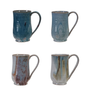 Stoneware Mug DG0478A -4 colors