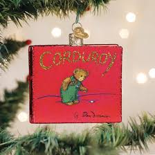 44298 - Corduroy Book Ornament - OWC