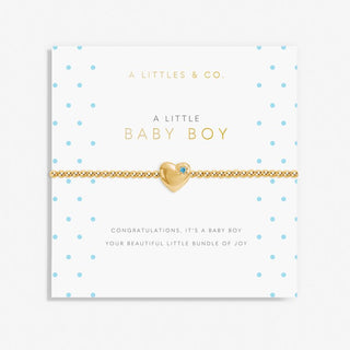 A Little "Baby Boy" Bracelet Gold
