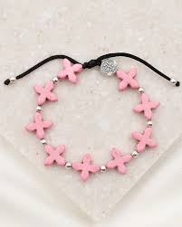 Grounded In Faith Bracelet Silver/Pink - 18071PK