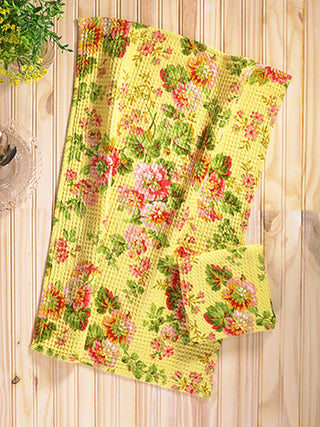 Emmaline Yellow Tea Towel