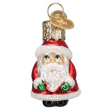 Miniature Santa Orn #40058