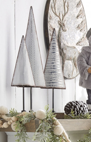 Large Patterned Metal Tree 20.75"