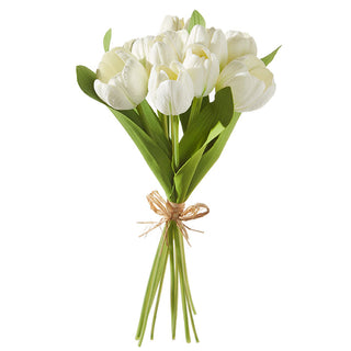 Real Touch Tulip Bundle - White F3702130