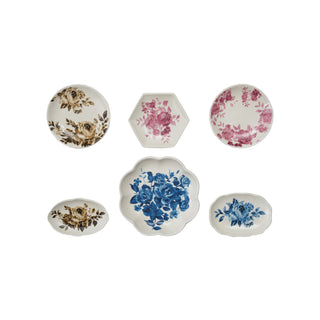 Floral Plate Shaped Magnet (6 styles)