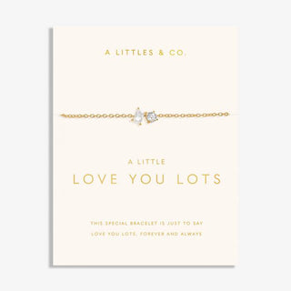 A Little Love You Lots "Love You Lots" Bracelet Gold