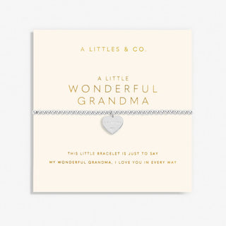 A Little "Wonderful Grandma" Bracelet Silver