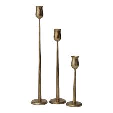 Auric Candlestick 2.5" x 7.5" Brass