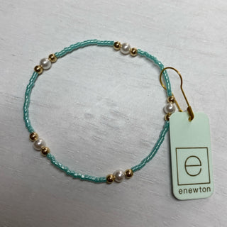 Hope Purpose Pearl Sea Glass Bracelet