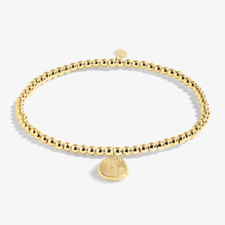 A Little Birth Flower "September" - Gold Tone Bracelet