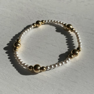 Purpose Gold Pearl 6mm Bracelet