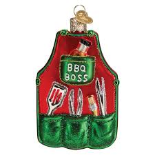 32584 BBQ Apron Ornament - OWC