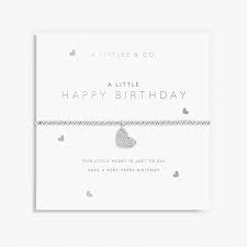 A Little "Happy Birthday" Silver Bracelet