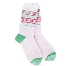 Merry Christmas 908 Holiday Mini Crew - WS Sock