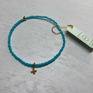 Signature Cross Hope Sea Glass Bracelet
