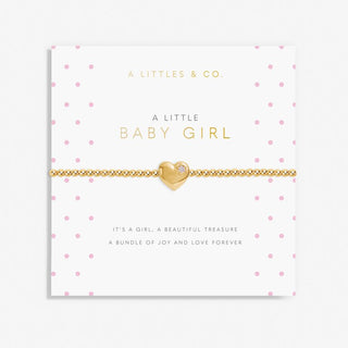 A little "Baby Girl" Bracelet Gold
