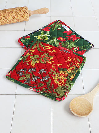 Graceful Garden Pot Holder Set