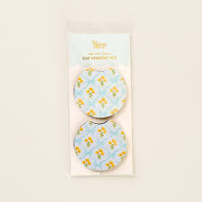 On The Road Car Coaster Set - Marigold Lane Blue