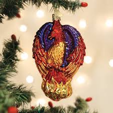16151 Fiery Pheonix Ornament