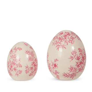 White and Pink Floral Eggs sm 450980111