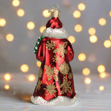 40259 Golden Santa Orn