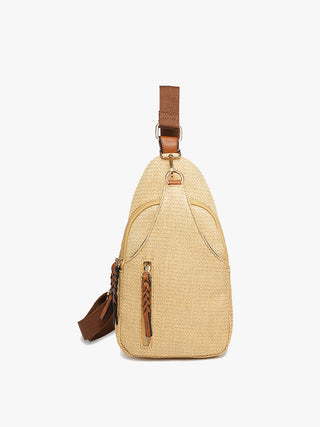 Nikki Micro Straw- Natural /Brown