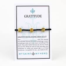 Gratitude Crystal - Black/Gold