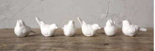 Ceramic White Bird