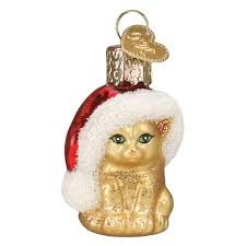 12366 Santa's Kitten Orn