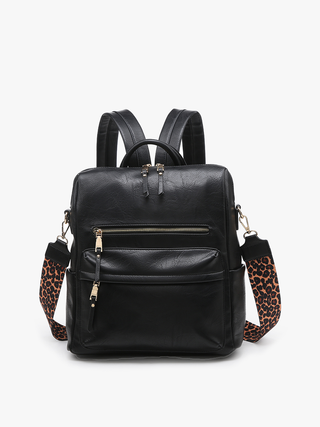 Amelia - Black Backpack