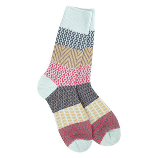 75135 WorldÕs Softest Gallery Crew OS Boho Socks