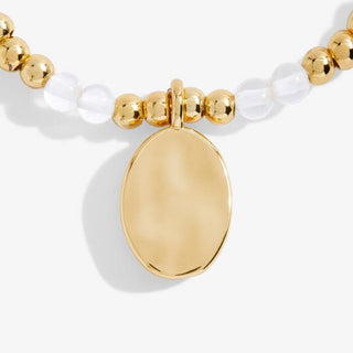 A Little "April" Birthstone Bracelet Gold