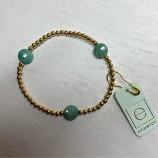 Admire Gem Gold Amazonite 3mm Bracelet