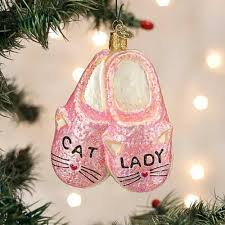 32662 Cat Lady Slippers Orn