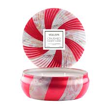 Crushed Candy Cane 3W Tin Candle